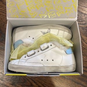 Golden Goose Low Top Shearling Sneakers • Size 27 KIDS | Toddler 10